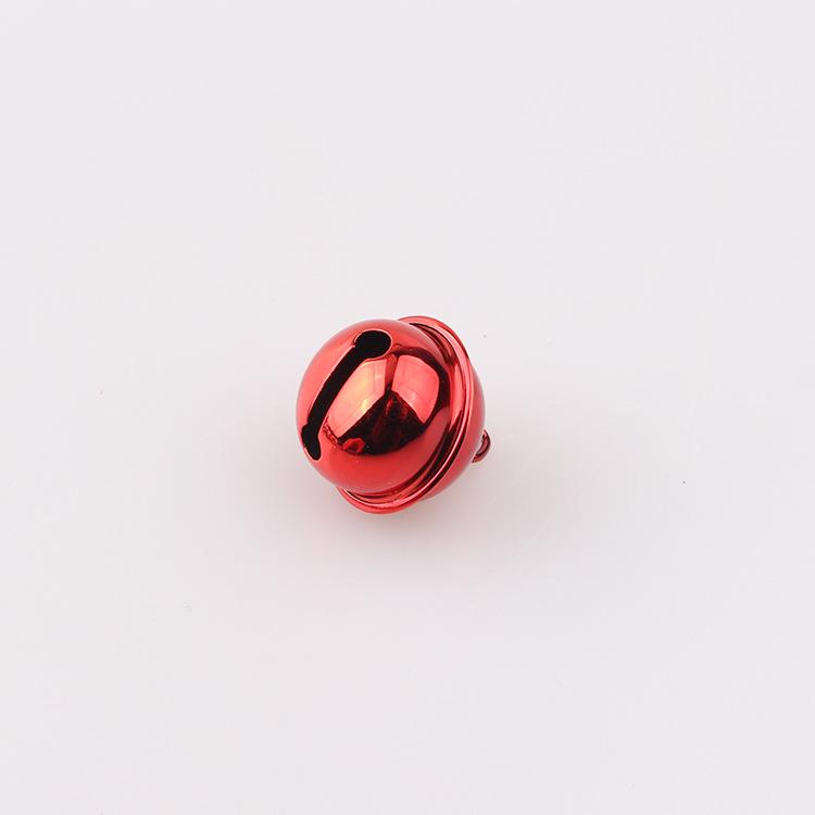 22MM Colorful Vacuum Dog Bell Keychain Pendant - Christmas Metal Pet Bell