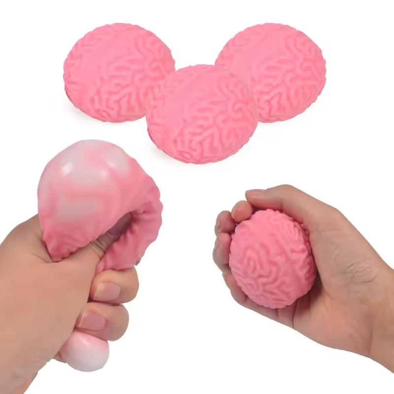 NEW Squishy Brain Stress Relief Toys Creative Quirky Simulation Brain Adult Children Improve Attention Sensory Intelligence Toys