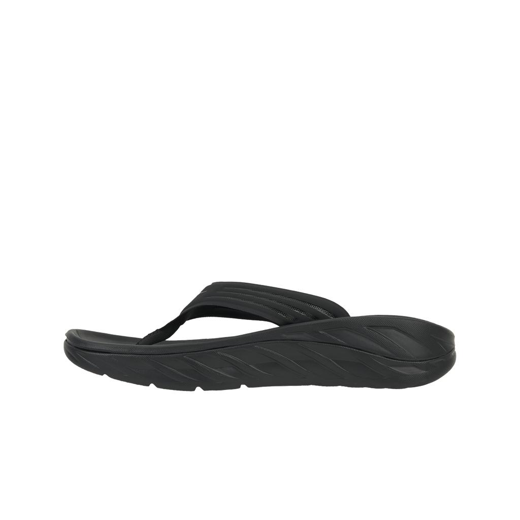 HOKA Ora Recovery Flip Slide Black Men Sneakers Dark-Gull-Grey 1099675-BDGGR