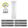 CELLO Clear Plastic Water Bottle Set 4 Pack 1 Litre Leak Proof Hygienic Durable Design