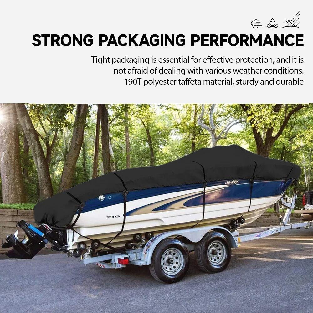 V-shaped Ship Body Protective Cover Reflective Waterproof Boat Cover V-shaped Yacht Cover  Seaside