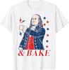 Funny Shake and Bake 4th of July Couple Matching T-Shirt 2