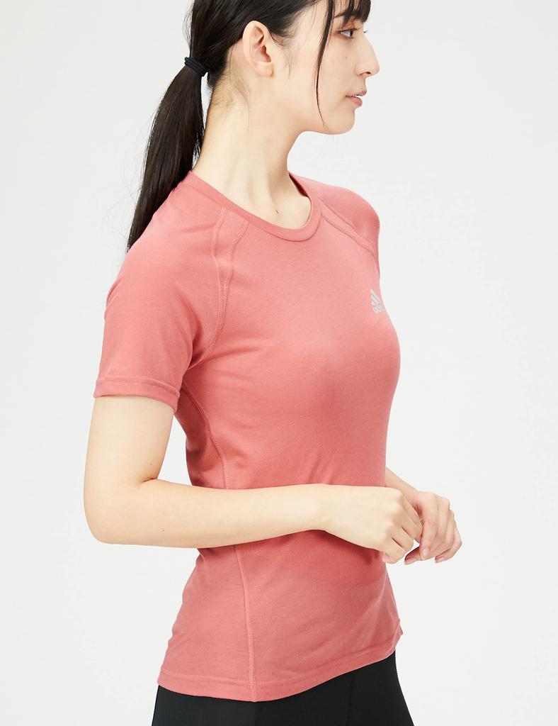 Adidas Running Short Sleeve Running DM604 Wonder Red S T-Shirt X-City T-Shirt Women's (HN0374)