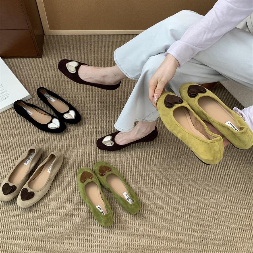 Giant Soft Original Factory No Standard Flat Bottom 2025 New Sheepskin Simple Love Casual Comfort Single Shoes Commuting Versatile Women