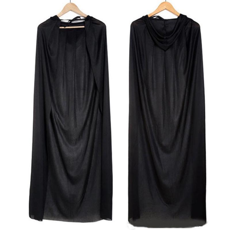 Red & Black Double Layer Vampire/Pirate Cape - Halloween Cosplay Cloak