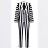 Beetlejuice Sorcerer Halloween Role-Playing Red Striped Suit & Skirt