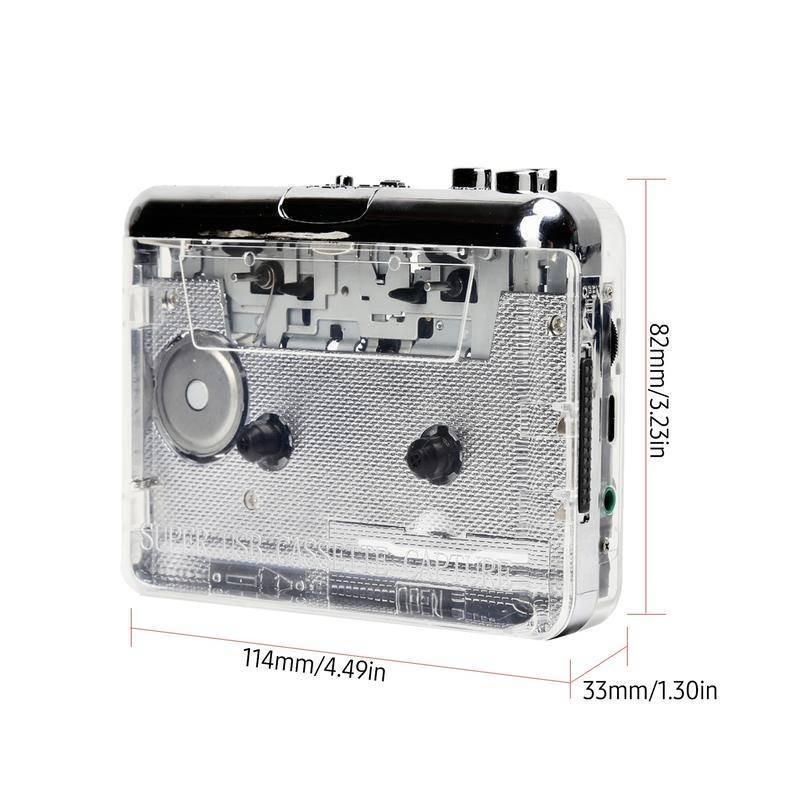 

MP3 Converter CD Cassette Capture Audio Music Player Portable Cassette MP3 Player Mini USB Tape Player