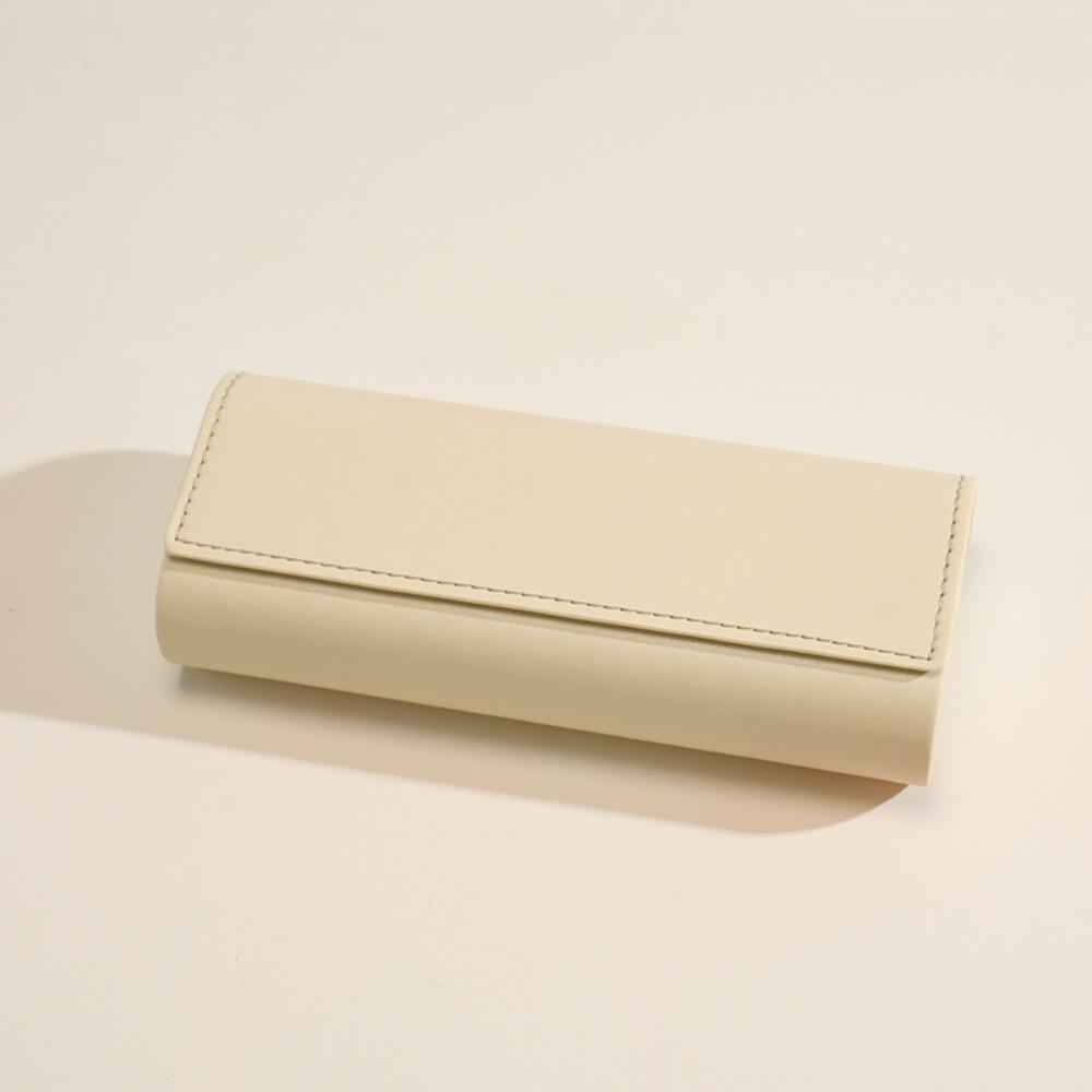 Skórzany Pu Etui na Okulary Duża Pojemność Pudełko do Przechowywania Okularów Prosta Torba na Okulary Uczniowie