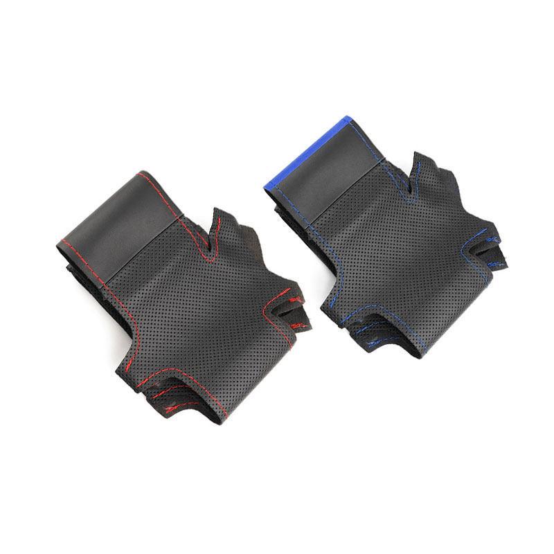 Hand-stitched Car-styling Interior Steering Wheel Microfiber Leather Cover Trim For Mazda MX-5 MX5 2016 2017 2018