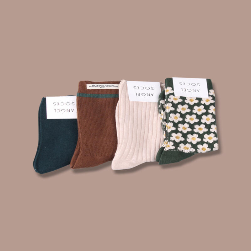 SET003_Almond Green Navy Flower Beige Brown Green