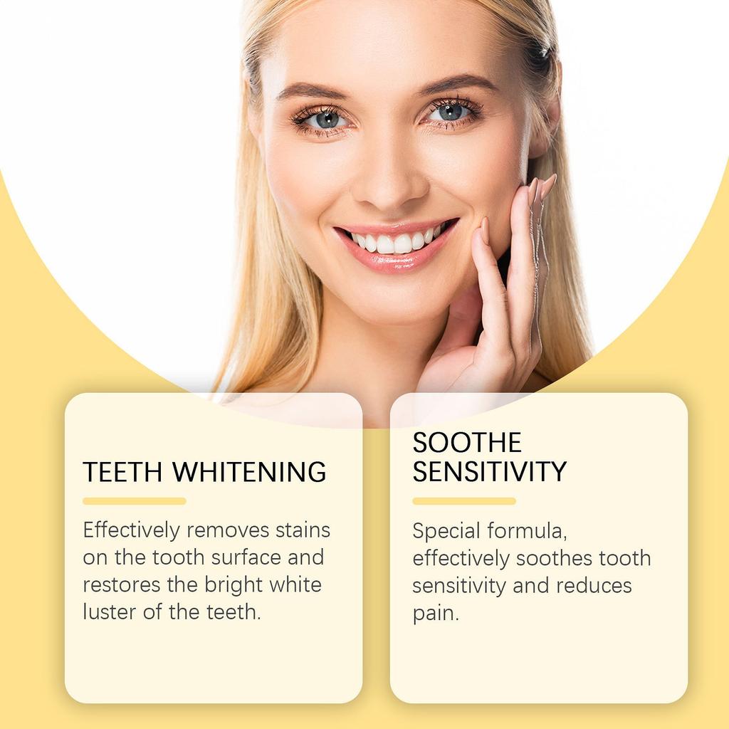 Teeth Whitening Powder Stain Remover Oral Cleaning Fresh Breath Tooth Powder