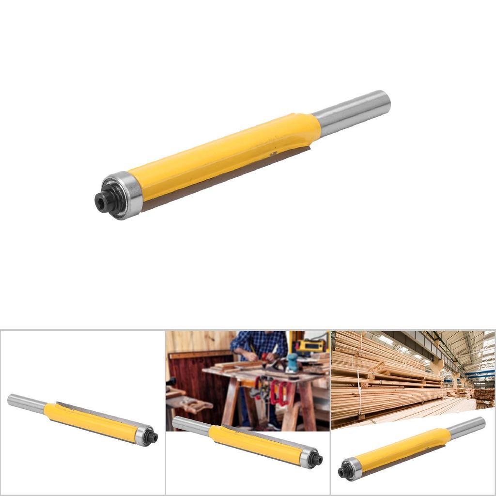 8mm Schaft Oberfräser Holzbearbeitung Fräser Mit Lager Bündigfräser zum Bündigfräsen(8*12.7*50.8mm )