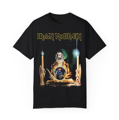The Clairvoyant Iron Maiden T-Shirt – English Heavy Metal Band Tee, Double Sided