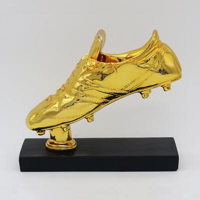 Soccer Trophy Golden Boot Award Electroplating Resin Ornament Fan Souvenir World Cup Trophy