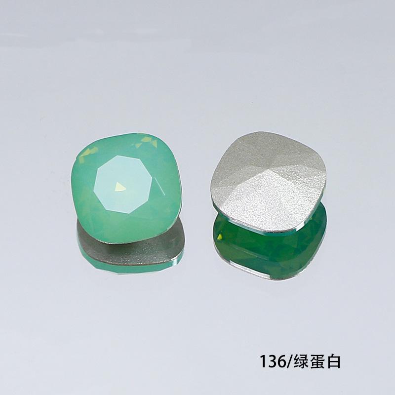 10Pcs Crystal K9 Glass Drill Tip Bottom Drill Fat Square Special-Shaped Nail Drill Clothing Accessories