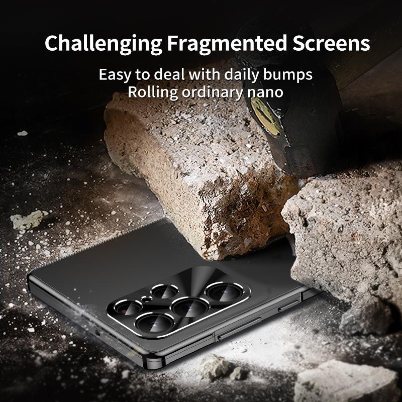 For Samsung Galaxy S22 S23 S24 S25 Ultra Plus Case Frosted Magnetic Metal Material S24Ultra S25Ultra Protective Ultra-thin Cover