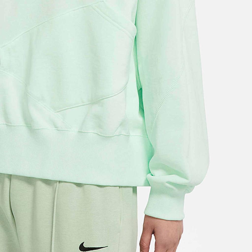 Nike Lässiges minimalistisches bequemes Kapuzenpullover-Sweatshirt Damen-Sweatshirt Hellgrün DQ5534-394
