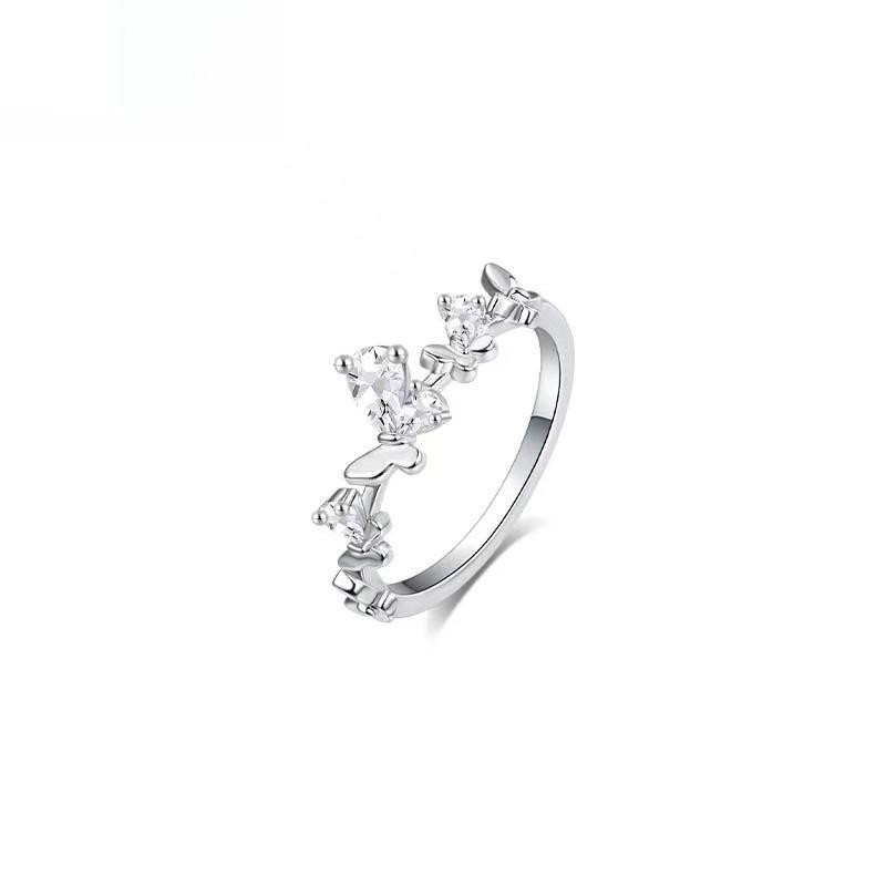 Four-leaf Clover Ring - High-end Butterfly Leaf Open Ring for Women