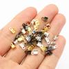 200pcs Fits 3/4/5mm String Cords Ends Tips Ribbon Leather Rope Fold Crimp Bead Connectors For DIY Jewelry Making Accessories