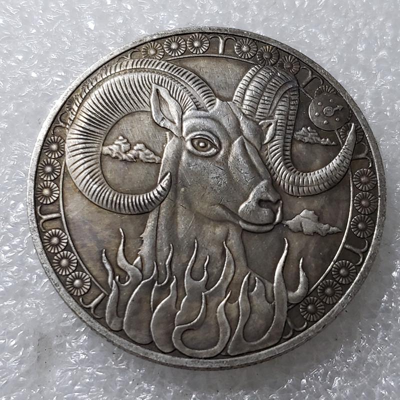 Avrupa & Amerikan Zodyak Antik Gümüş Paralar - Güneş Tanrısı Tarot Koleksiyonluk