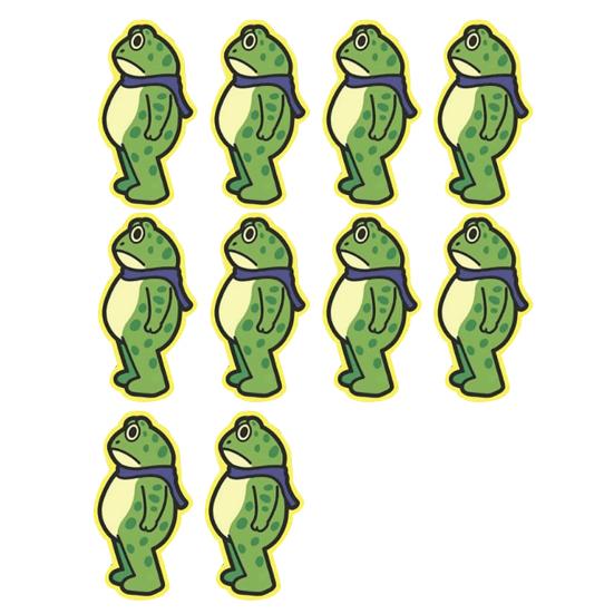 

Portland Frog Protester Sticker Set Waterproof Vinyl Bumper Stickers Portland Rage Resistance Humor Frogs Man Laptop Decals Unique Gift for Bottle Car 10 Pcs C