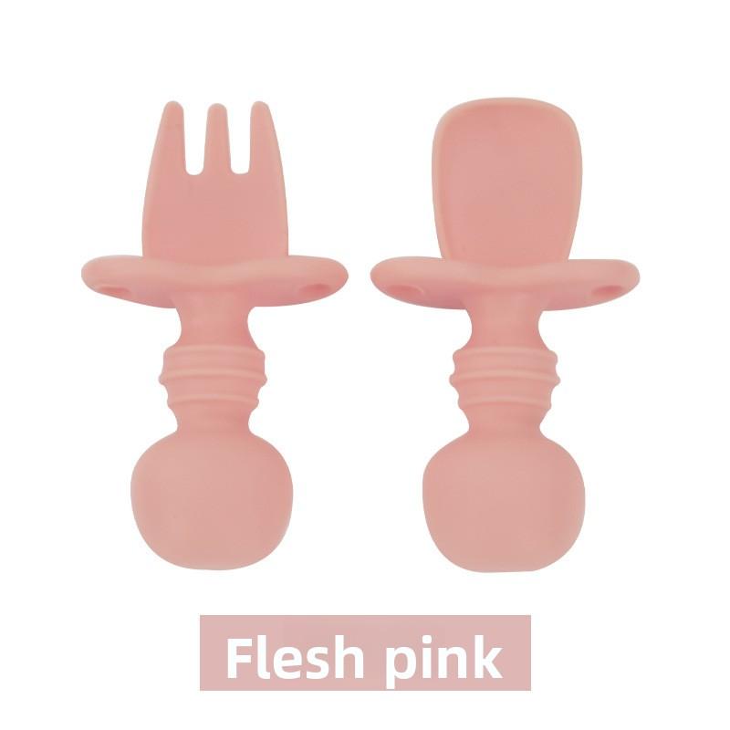 Baby Short-handled Teething Spoon for Learning To Eat