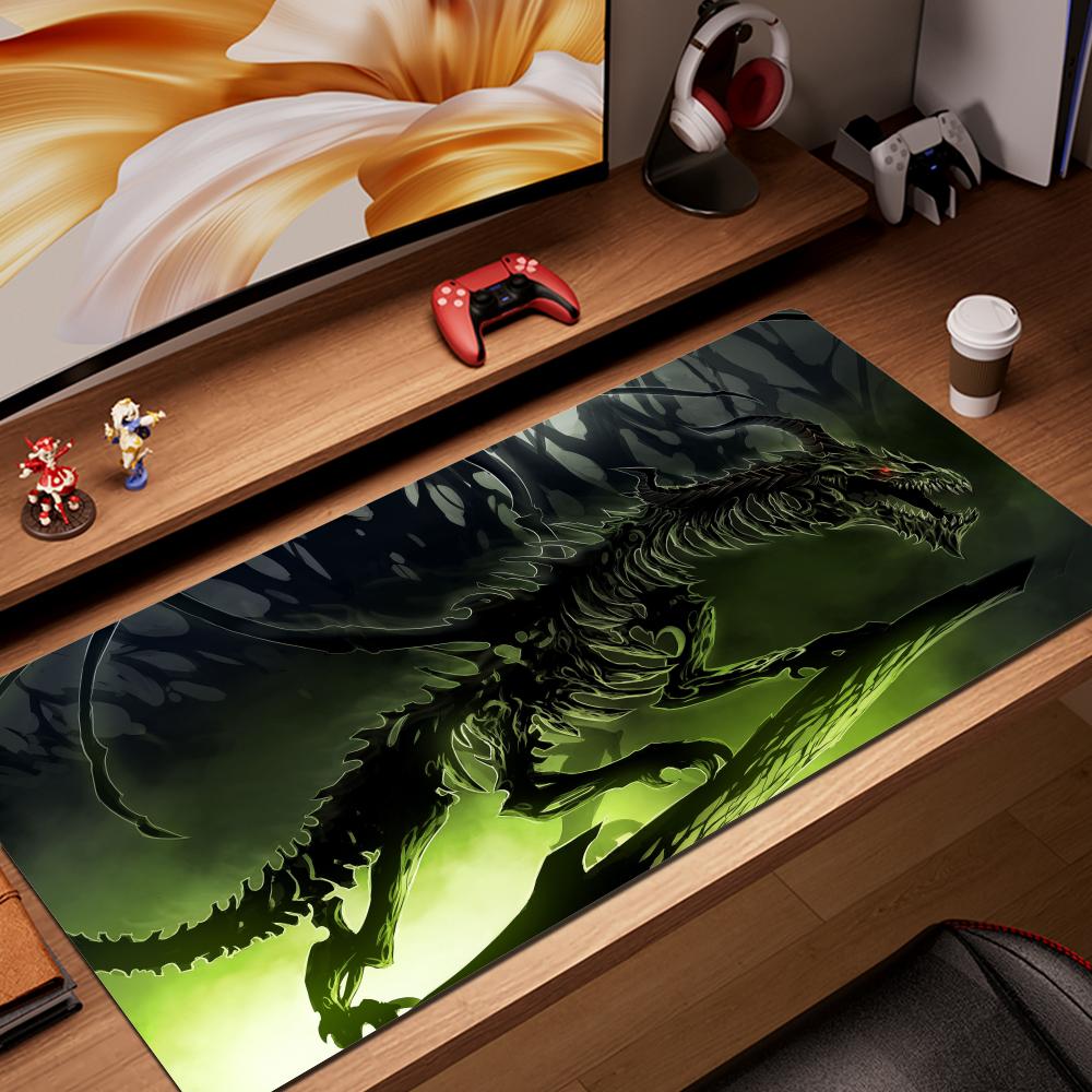Zombie Dragon Tcg Mouse Pad Deskmat Playmat Laptop Anime Gaming Keyboard Rubber Pad on The Table Pc Gamer HD Mousepad