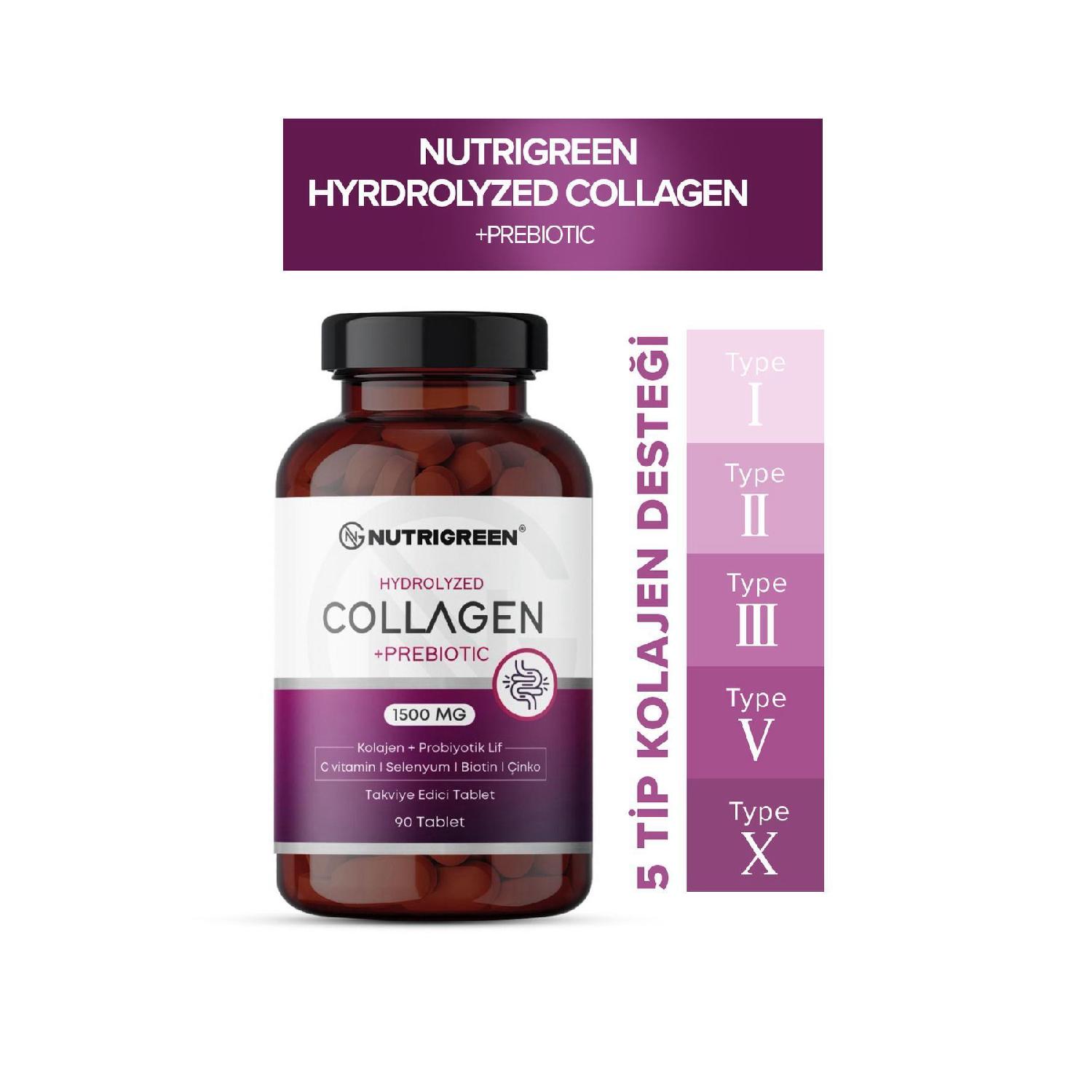 

100%natural Hydrolyized Collagen Probiotic 90 Tablets