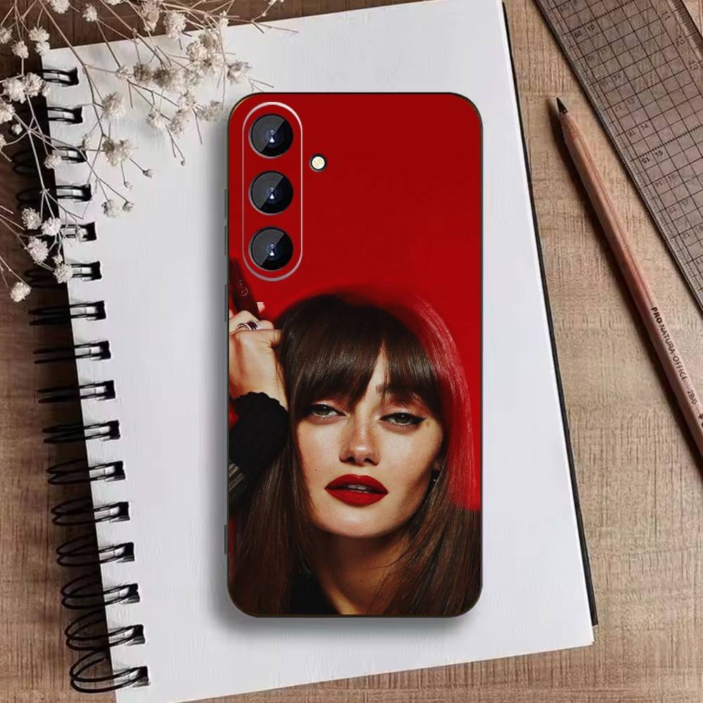 Ella Purnell Phone Case For Samsung Galaxy A73,A72,A71,A70,A52,A51 Others Soft Black Cover