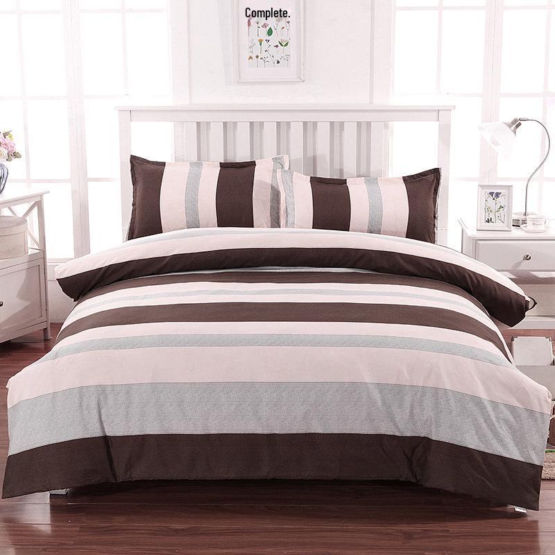 Flannel Duvet Cover Set - Single Piece for Dormitory Bunk Bed, Includes Pillowcase & Double Duvet Cover