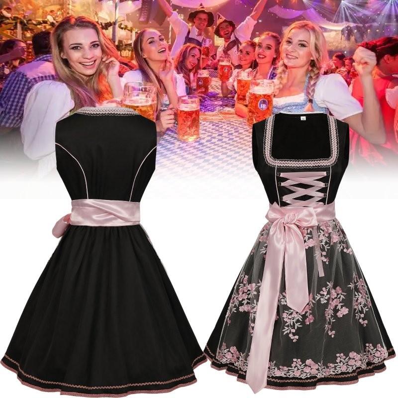 Women Cosplay Oktoberfest Dresses Slip Skirt Festival Stage Clothing Performance