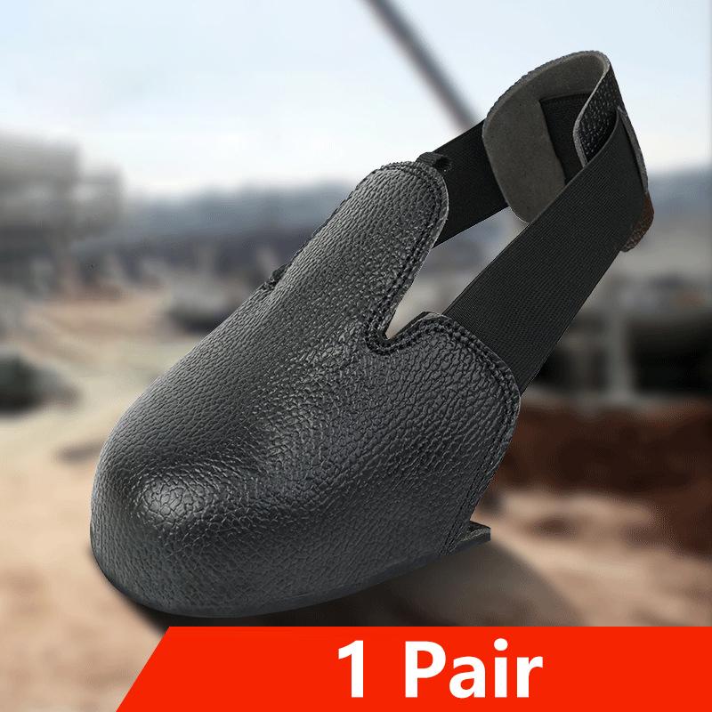 Smash-Proof Labour Safety Shoes Covers Anti-Smash Steel-Toed Toe Leather Protective Leather Workplace Visitor