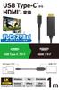 Elecom To HDMI Conversion Compatible with Google and Black USB-C Cable, 1m, 4K/60Hz Multi-Display Mirroring, iPhone, Pixel, Xperia, Galaxy, iPad,