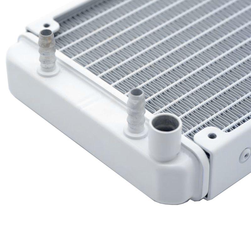 120mm 12 Tube Computer Water Cooling Radiator G1/4 Female Thread Heat Dissipation for Computer PC CPU Water Cool System