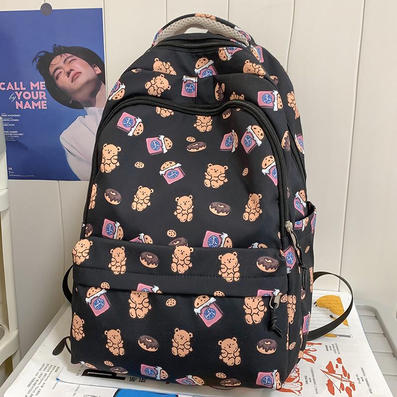 Children Elementary School Girl Junior High School High School College Student Cartoon Printed Backpack