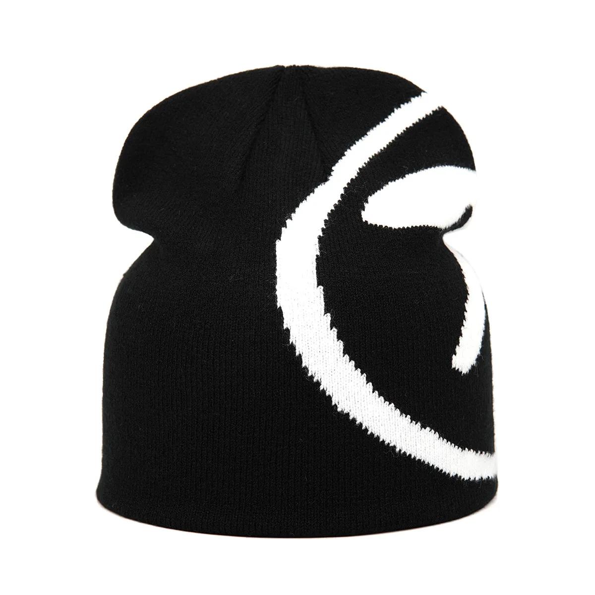 

Європейські та американські жаккардові в’язані шапки для жінок і чоловіків, осінь, зима, теплі універсальні шапочки для активного відпочинку на природі 56-58cm