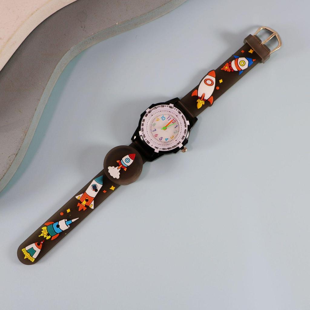 Cartoon Luminous Strap Children's Watch - Creative Birthday Gift for Elementary School Students