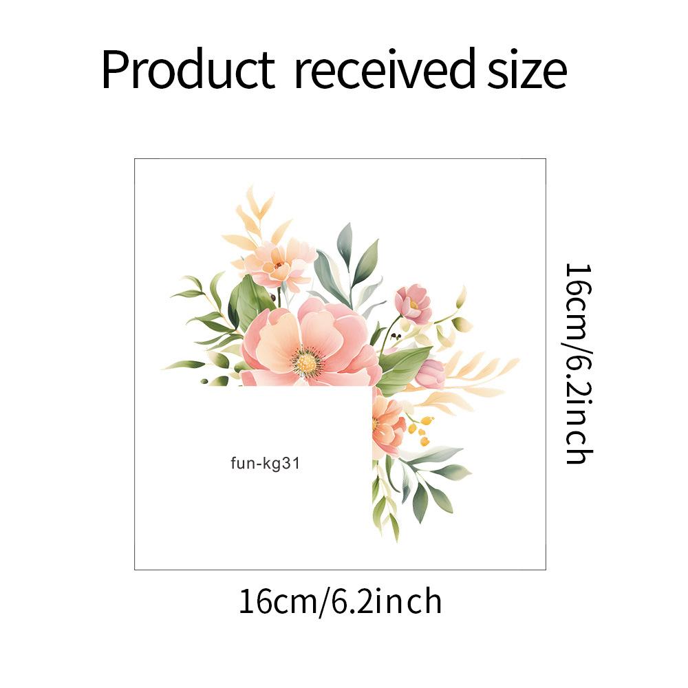 

Растения, цветы и листья переключаются на украшение спальни, гостиной, стены, наклейки на стену 16*16CM/fun-kg31