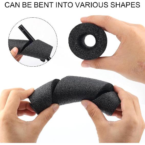 4pcs Bed Frame Leg Covers, Outer Diameter 1.97 Inch Toe Protectors for Furniture Bendable Bed Leg Protectors Bed Feet Guards, Keeping Your Toes from