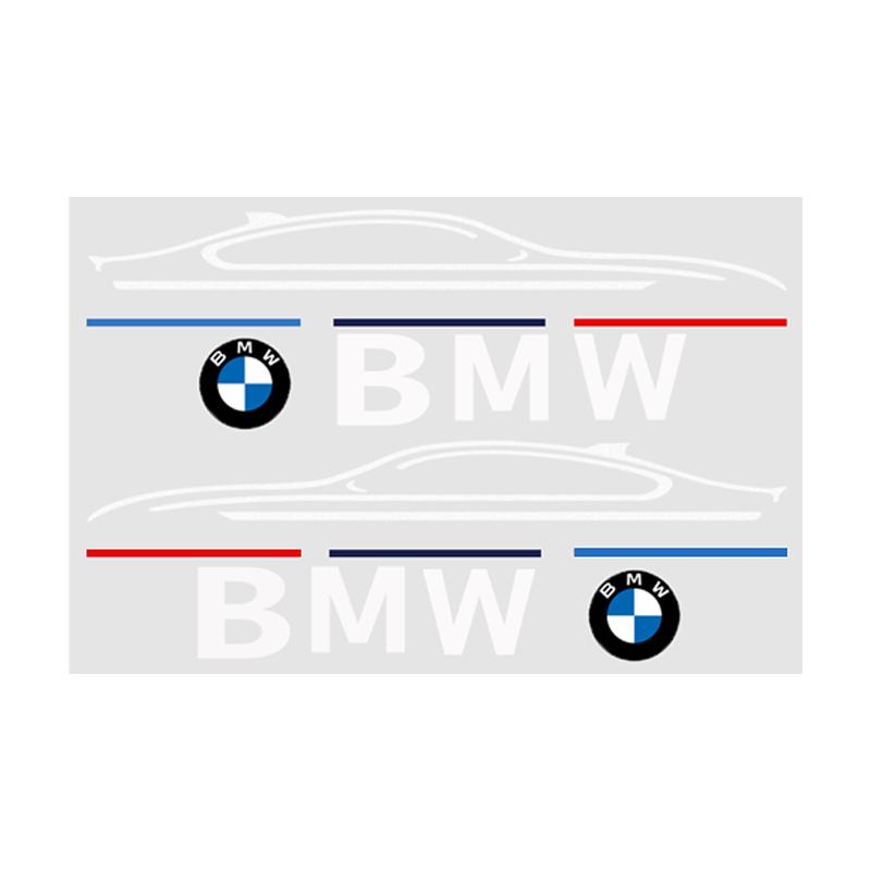 

2PCS Car Rearview Mirror Stickers Auto Body Decor Decal For BMW M M1 M2 X1 X3 X5 X6 X7 M3 M4 M5 M6 E46 E39 E53 Car Accessories For BMW білий