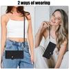 Luxury Crossbody Lanyard Leather Wallet Card Phone Case for Samsung Galaxy Z Fold 5 4 3 Wrist Rope Flip Stand Cover