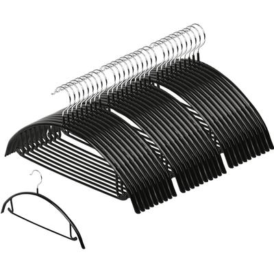 AYO Set of Prevents Clothes from Losing Suit Leaves No Multifunctional Laundry Protects Clothes from Popular Black Non-Slip Hangers, 30, Shape,