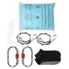 Aerial Yoga Hammock & Swing, 5.5 Yards, Aerial Yoga Starter Kit with 100gsm Nylon Fabric, Full Rigging Hardware & Easy Set-up Guide, Antigravity