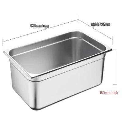 Zhishi Commercial Thickened Stainless Steel Gastronorm Pan