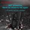 KEYSION Shockproof Case for Huawei nova 12 SE Slide Camera Lens Protection Ring Stand Phone Back Cover for Huawei Nova 12 SE