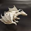 3D Printed Prank Toy Flying Dragon from a University, Toy Ornament, Wings Can Be Spread Out, Extra Large Size
