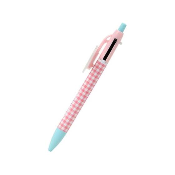 Sanrio 2 Color Ballpoint Pen & Mechanical Pencil My Melody PMMA Ballpoint Pen Ink Color: Black, Red Knock Type Mascot Clip Included 642118
