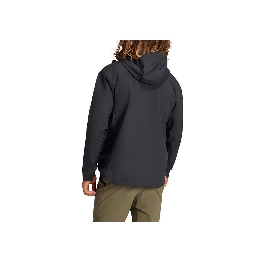 adidas Terrex Multi Softshell Stehkragen Uni Jacke Herren Jacken Schwarz IX1490