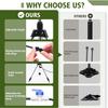 Stand Misting System Adjustable Height Portable Stand Mister Portable Misters for Outside for Water Mist Playing Patio Cooling