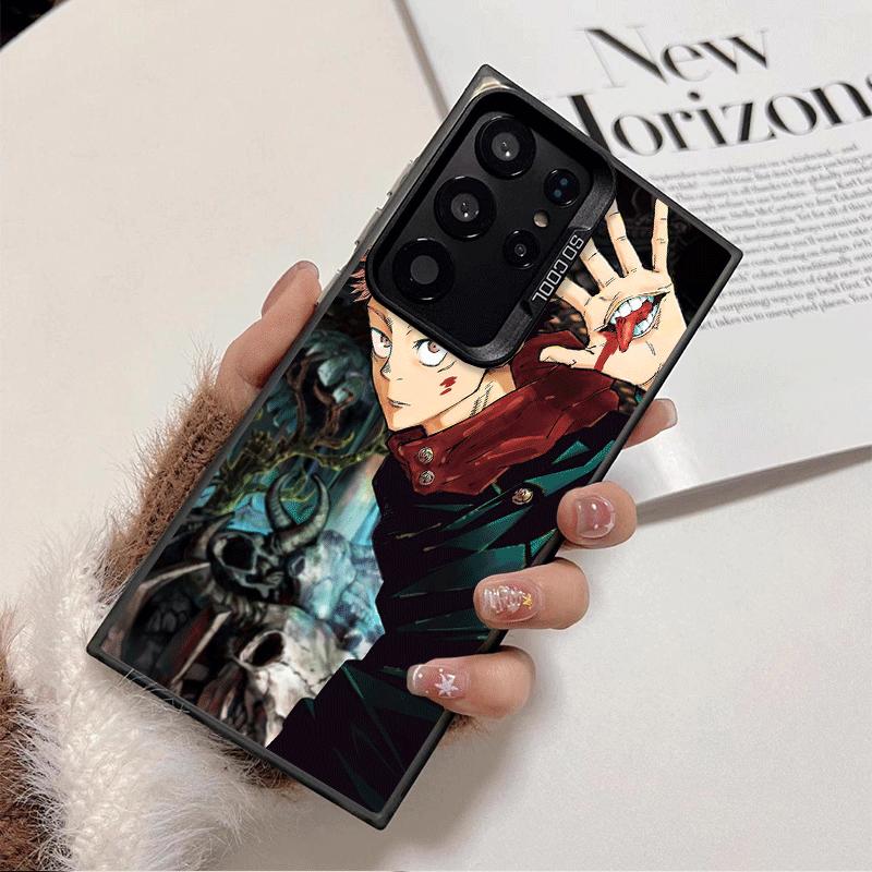 Anime Itadori Yuji JUJUSU Soft Phone Case for Samsung Galaxy S24 S25 FE S26 Edge S23 Ultra S22 Plus S21 + Shockproof Cover Back